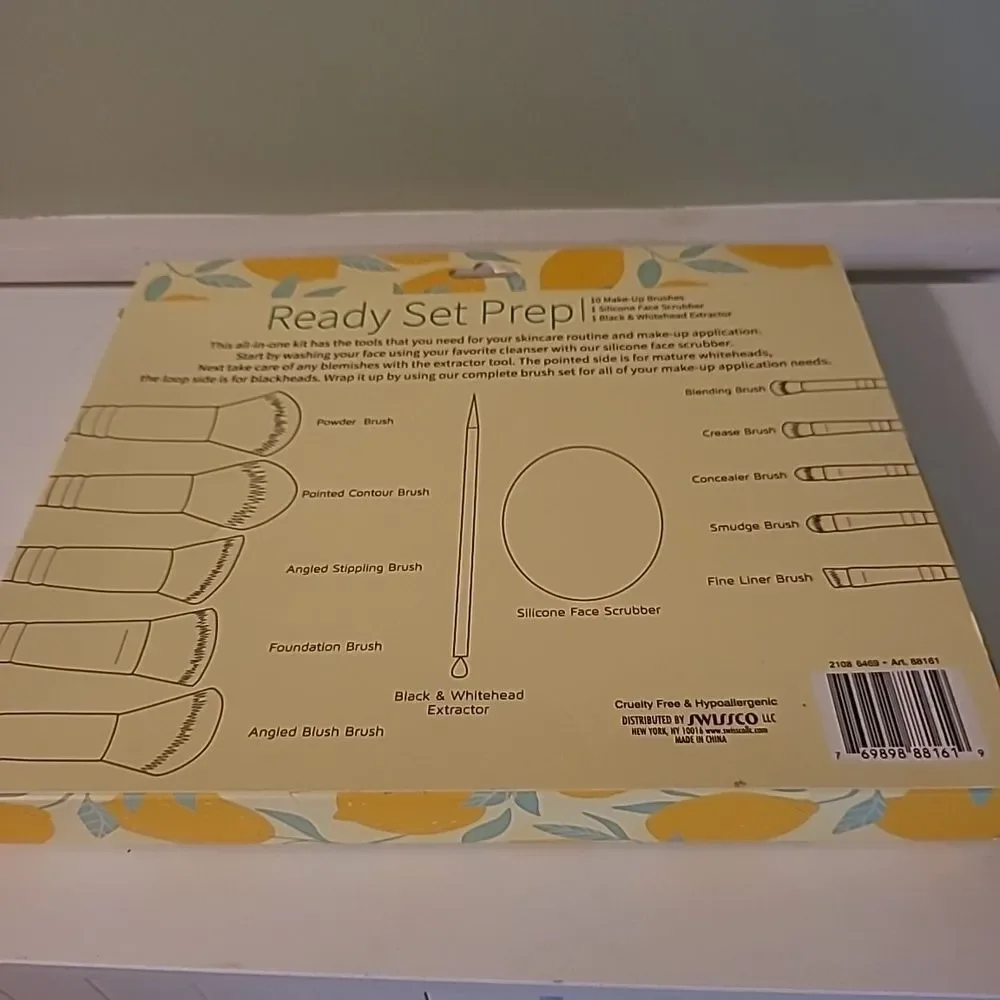 Precision Beauty Makeup Brush Set and Drying Rack